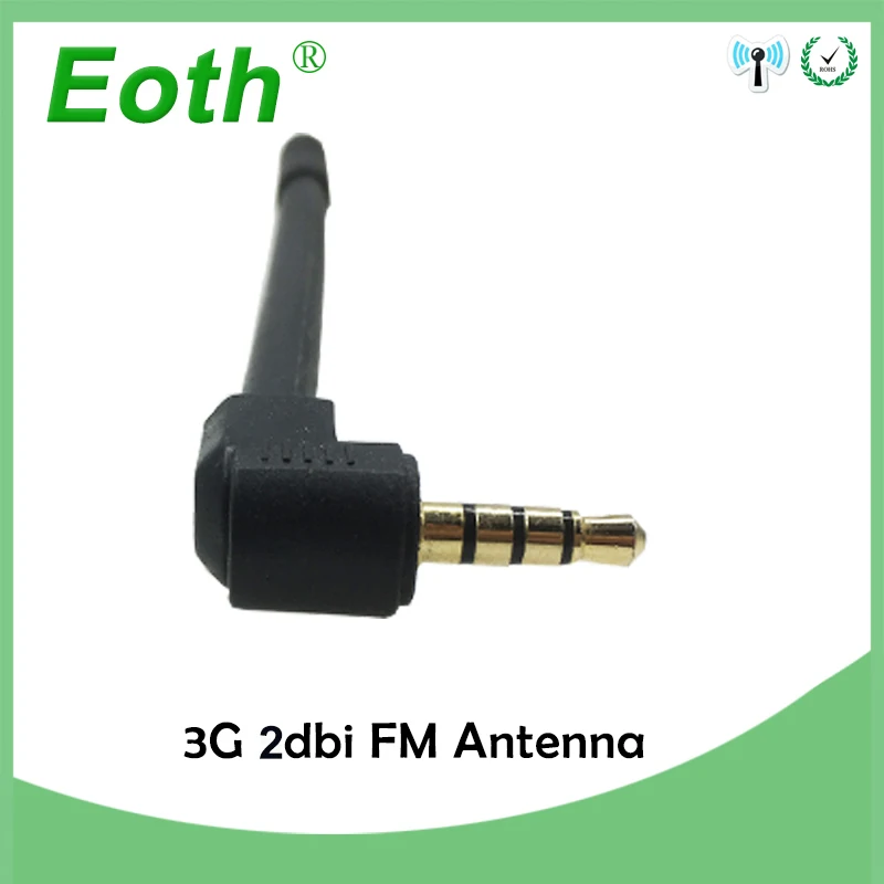 5 шт. Eoth 3 мм Jack телефон fm радио усилитель сигнала внешняя мини беспроводная