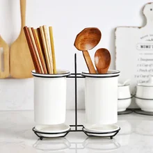 Керамические палочки для еды, пробки, палочки для еды, стойка для хранения кухонных столовых приборов, палочки для еды, клетка wx9081609
