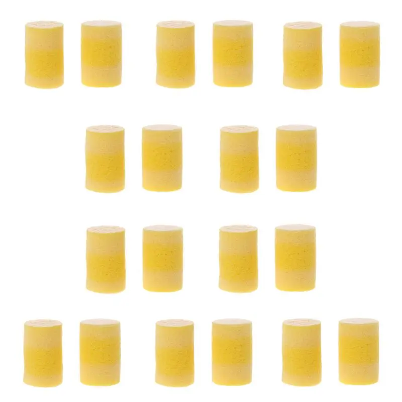 

10 Pairs PVC Soft Cylinder Shaped EarPlugs Sleeping Travel Work Ear Protection