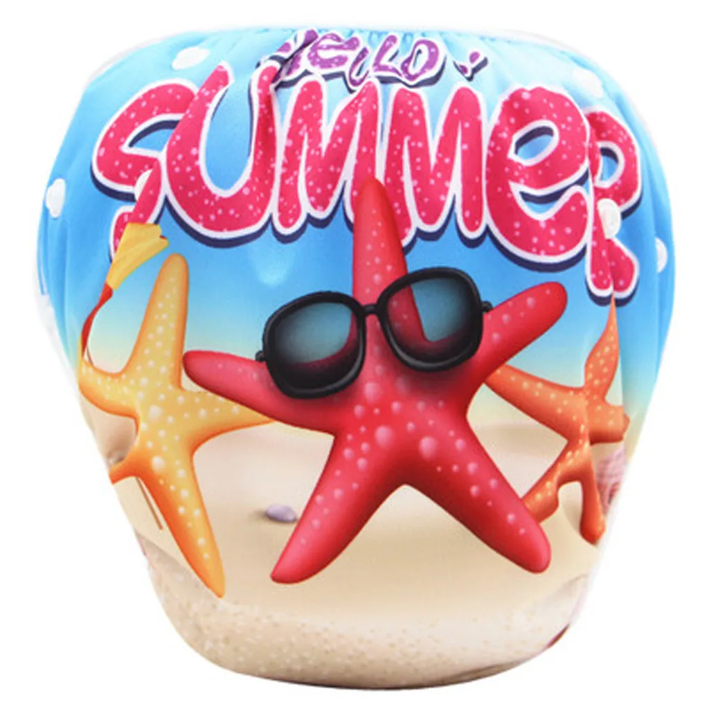 

Girls swimwear fashion Summer cute Toddler Baby Boy Girl Swim Diapers Reuseable Adjustable for Baby Swimming Lesson D300314
