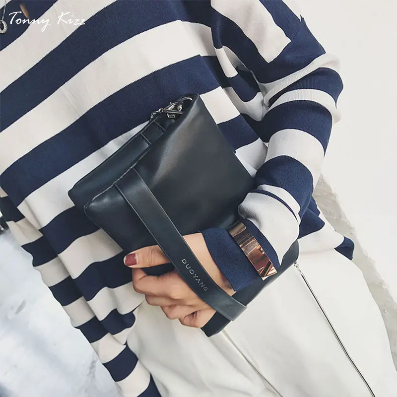 طوني Kizz حقيبة يد فاخرة حقائب النساء مصمم مخلب 2019 جلد النساء مساء حقيبة مخلب المغلف رسول crossbody أكياس