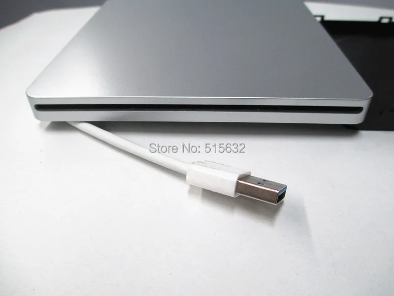 new USB 3.0 Super speed slim SLOT-IN series USB Enclosure Case for Superdrive for Apple Macbook Pro unibody 13" HDD SSD