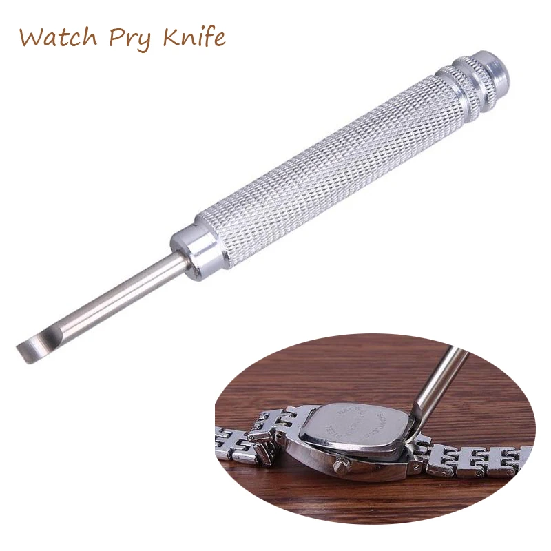 Watch Battery Opener Tools Case Remover Tool Pry Knife Metal Handle