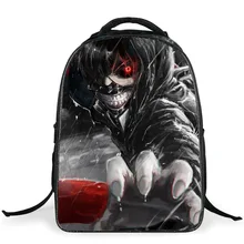 2016 Nouveautés Tokyo Ghoul Sac Enfants Sacs À Dos Enfants Japonais Anime Sacs D’école pour Les Adolescents Garçon Vampiro de Bande Dessinée Cartable