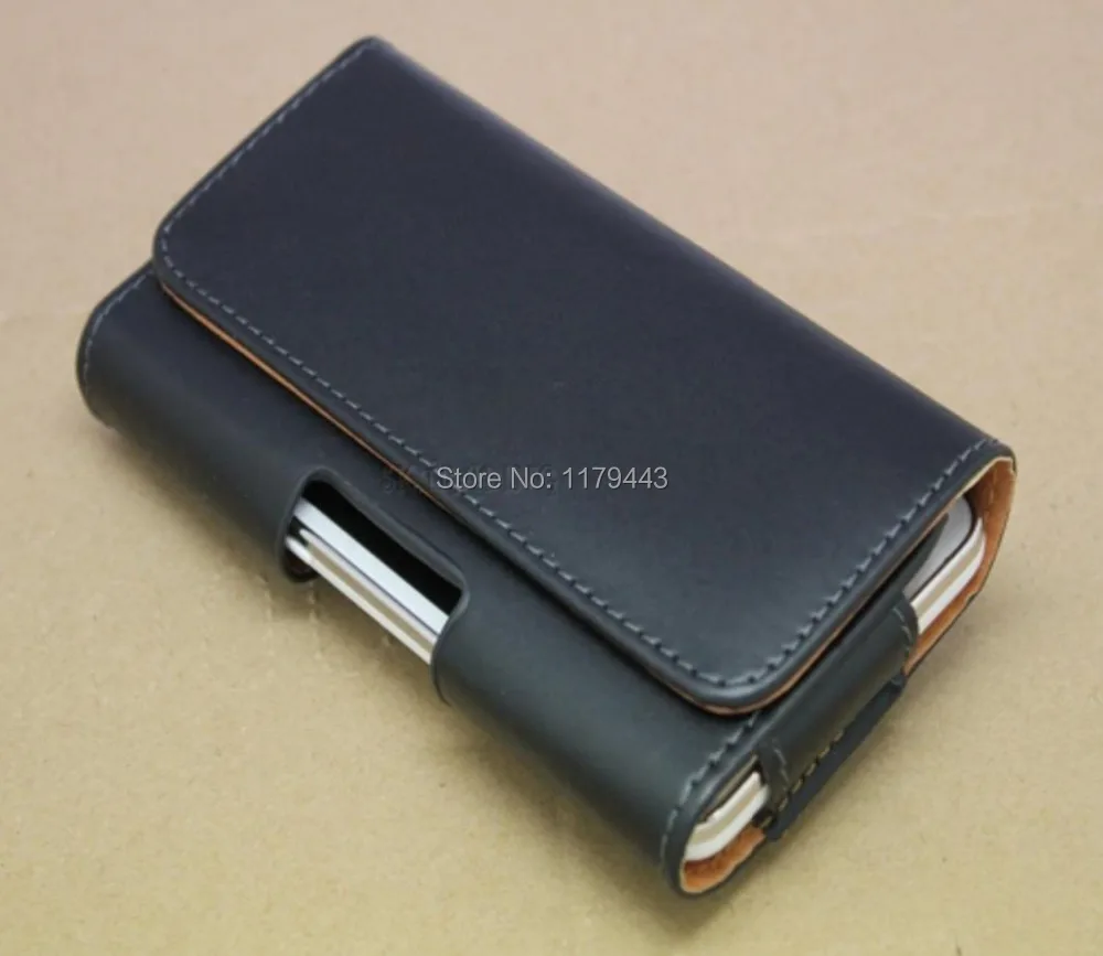 High Quality BLACK LEATHER CASE COVER POUCH BELT CLIP for lenovo S880 |