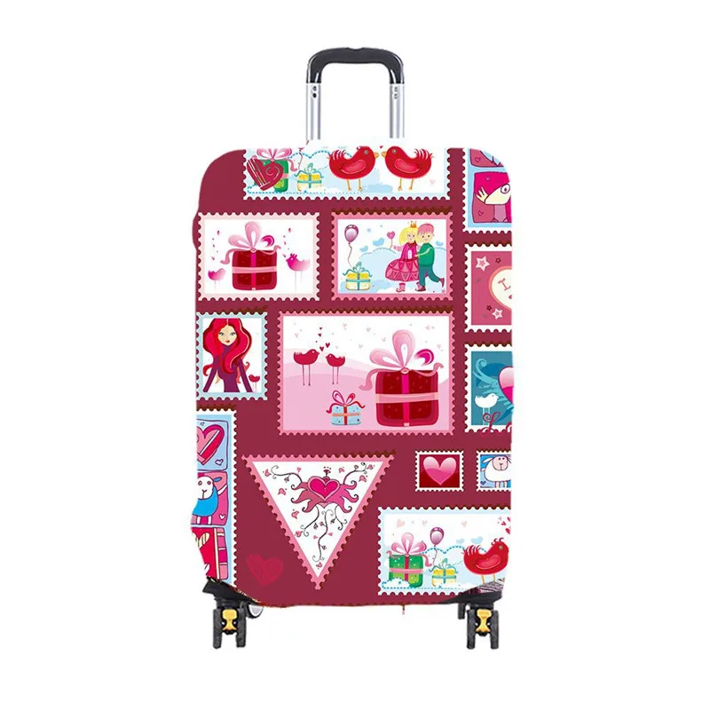Child Cartoon Travel Luggage Cover Thicken Elastic Color Trolley Suitcase Protective Cover Travel Accessories for 19-32inch Child Cartoon Travel Luggage Cover Thicken Elastic Color Trolley Suitcase Protective Cover Travel Accessories for 19-32inch