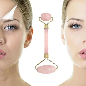 

Mini Stone V Roller Massager Scraping Plate Slimming Face Skin Lifting Tool New