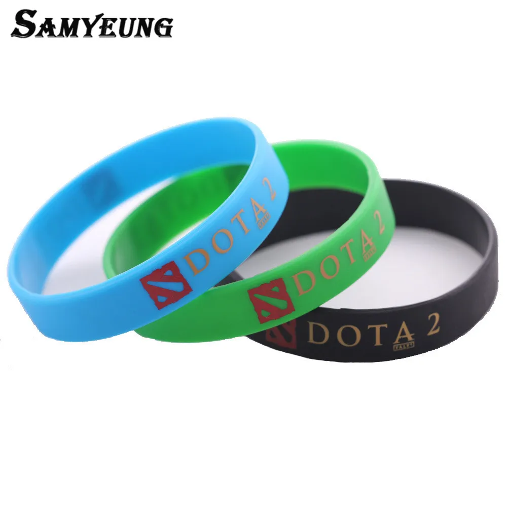 Игра DOTA 2 резиновые браслеты для лучшего друга Dota2 браслет мужской Braclet женский