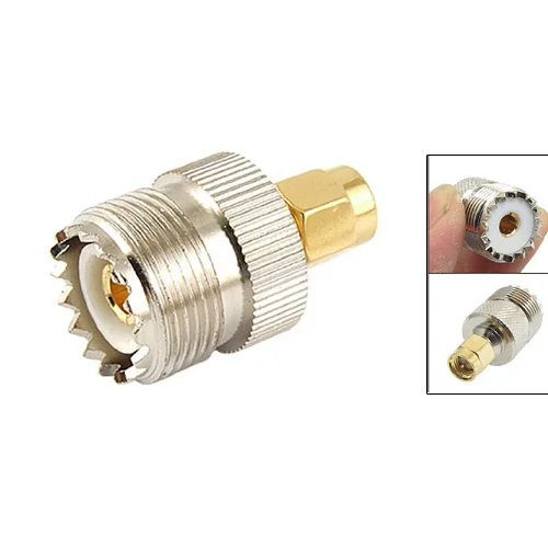 

THGS Hot Sale UHF SO-239 SO239 Female to SMA Male Plug Connector Coaxial Adapter