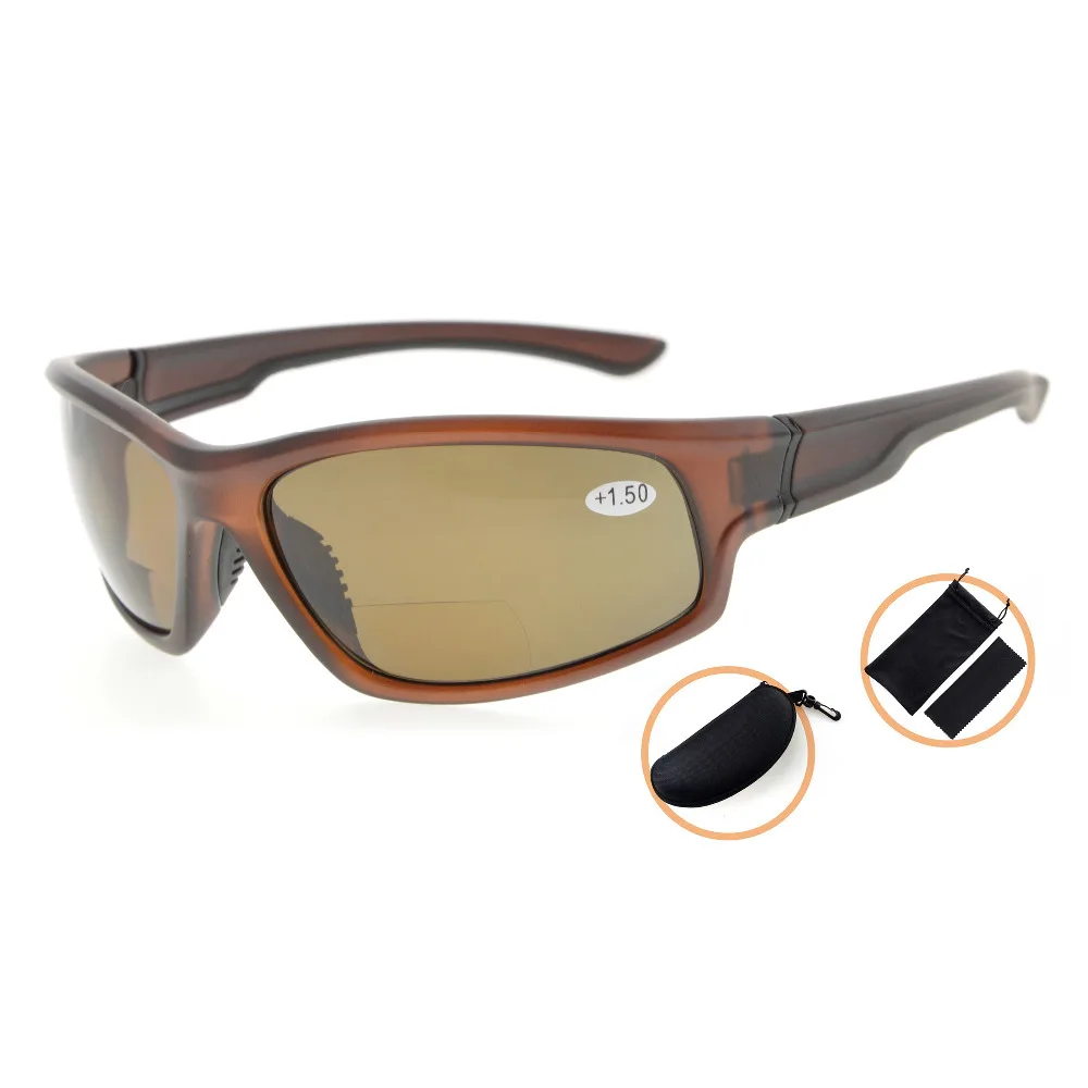

TH6199PGSG Sports Bifocal Reading Glasses Polycarbonate Polarized Sunglasses TR90 Unbreakable