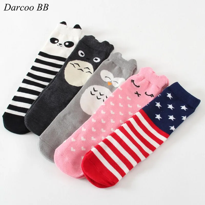 Baby Girls Boys Socks Autumn Winter Infantil Cartoon Totoro Panda Socks For Toddler Baby Toddler Children Chaussette