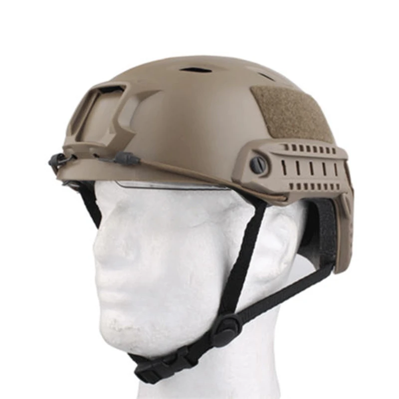 

Hot Black Brown Military Tactical FAST Helmet Goggle Safety Protector Outdoor Hunting Airsoft Paintball Crashproof Helmet