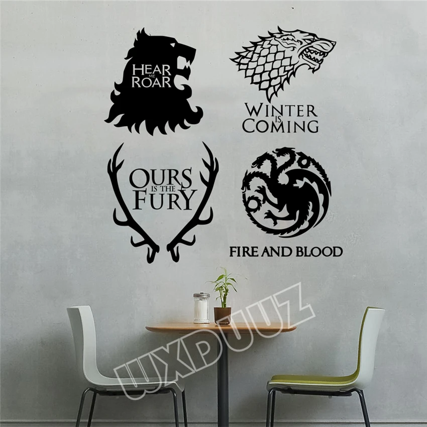 

Game of thrones Wolf Link to the legendary zelda Wolf Art Decor Home Decor Removable Vinyl Nursery Kids Room Wall Sticker A121