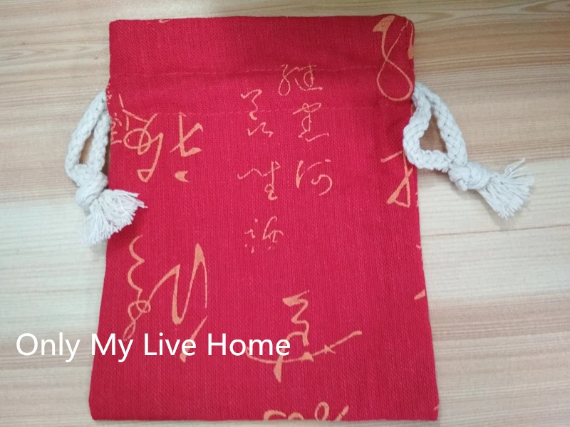 Натуральный хлопок белье Drawstring Сумка многоразовые тканевые эко сумка для