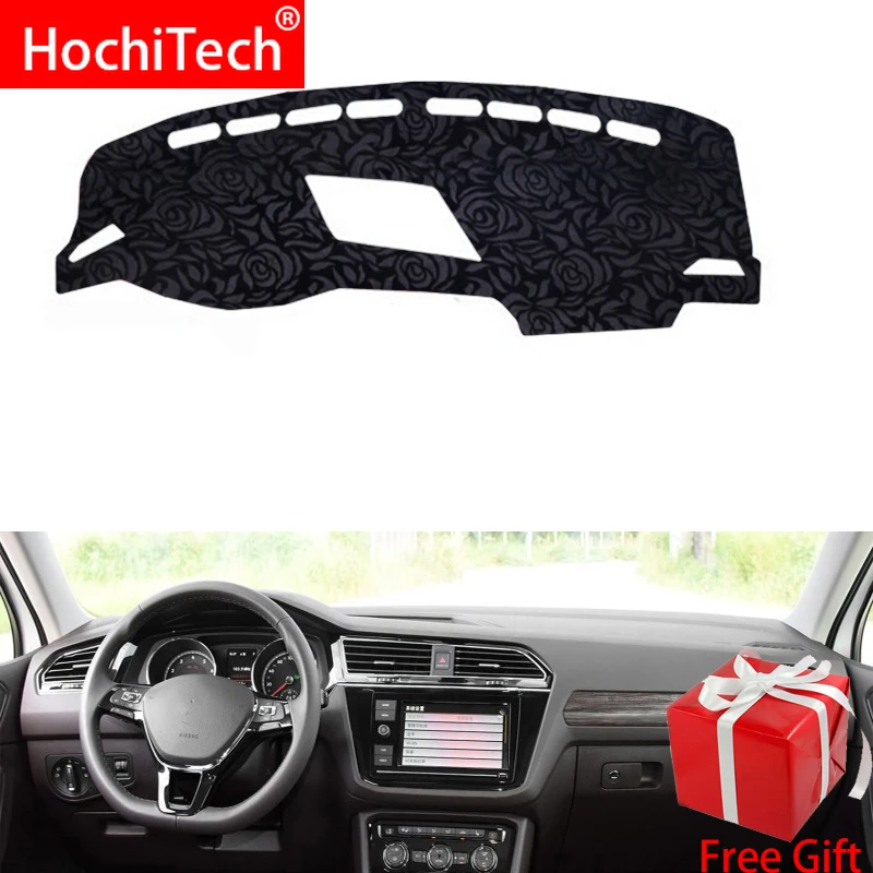 Rose Pattern Non Slip Dashmat Dash Mat Dashboard Cover Pad Carpet