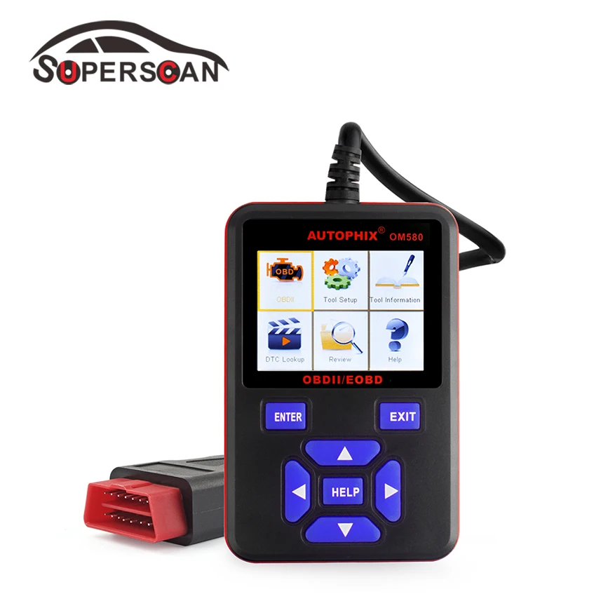 

Autophix OBDMate OM580 Car OBD OBD2 EOBD Diagnostic Scan Tool Automotive Diagnostic Scanner OBDII 2 II Russian Code Reader
