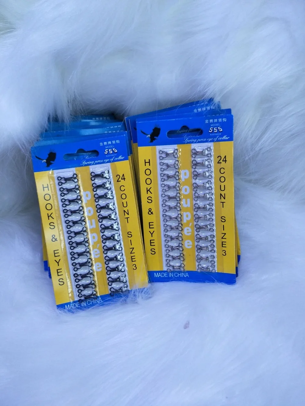 

24SETS HOOK AND EYE BRA FASTENER METAL SIZES 0-6 DRESS SKIRT SEW ON REPLACEMENT REPAIR CR-898