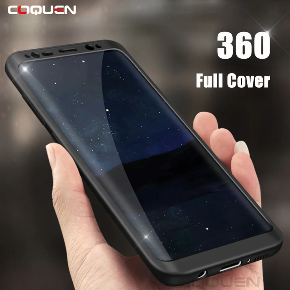 COQUEN 360 Full Cover Shockproof Phone Case For Samsung Galaxy S7 Edge S6 Full Body Case For Samsung S8 Note 8 9 S9 Plus Case On (1)