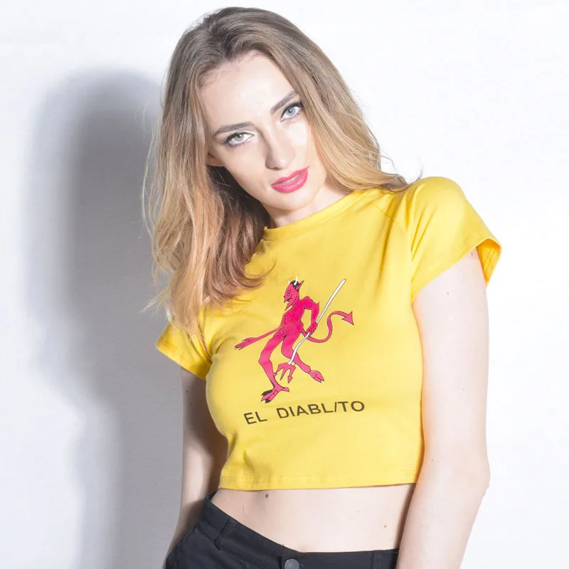 el diablito yellow top