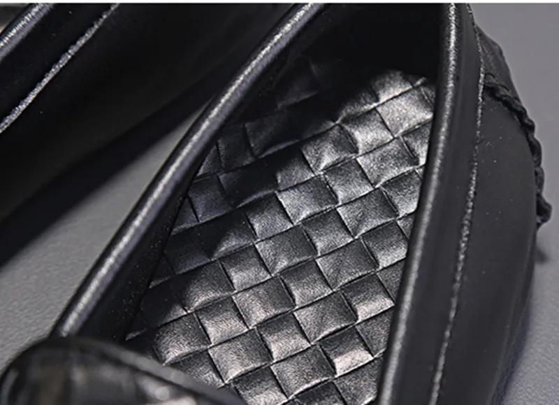 2018 новые тапочки из натуральной кожи с узором высококачественные модные мужские