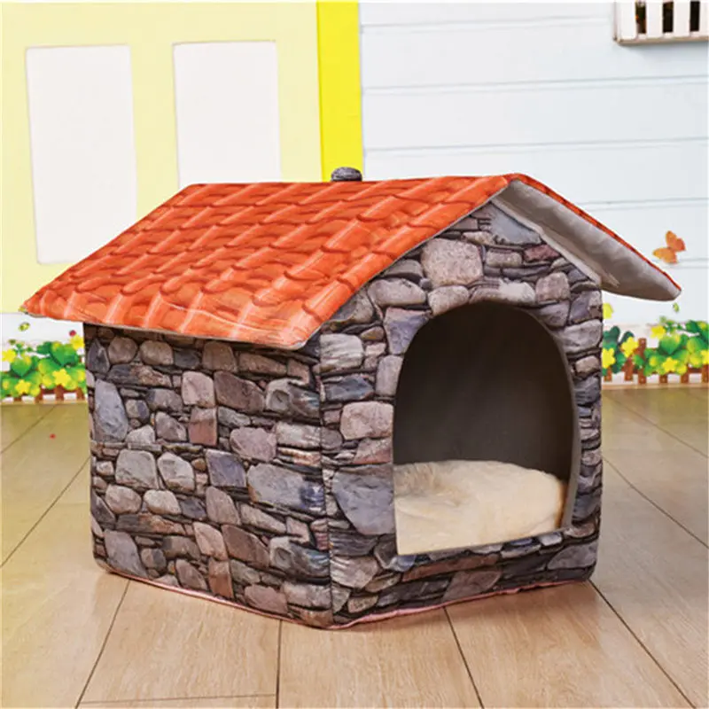 

TAILUP Outdoor Indoor Pet Dog Bed House Outdoor House Toy Warm Sweet Place Beds/Mats Super soft cloth All Season Dog supplies