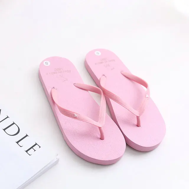 summer fashion soft bottom leisure sandals flip flops women's outdoor beach slippers men flip flops (3)