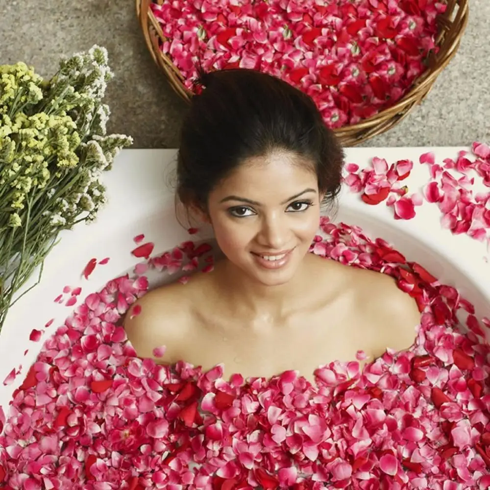 Спа Лепесток для ванной средства ухода за кожей натуральный 50 г/пакет Роза массажер снять сухой цветок ароматный Очаровательная Мода Уход