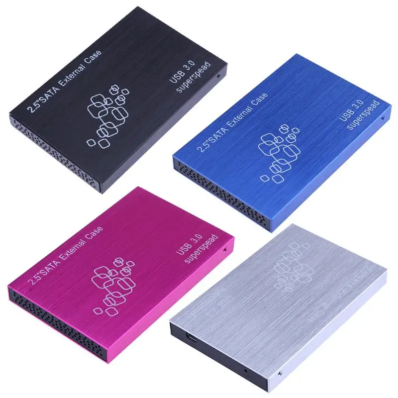 

Aluminum Alloy 2.5" USB 3.0 to SATA SSD HDD Hard Disk Drive Mobile External Storage Ultra-thin Hard Drive Enclosure Case