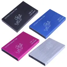 Aluminum Alloy 2.5″ USB 3.0 to SATA SSD HDD Hard Disk Drive Mobile External Storage Ultra-thin Hard Drive Enclosure Case