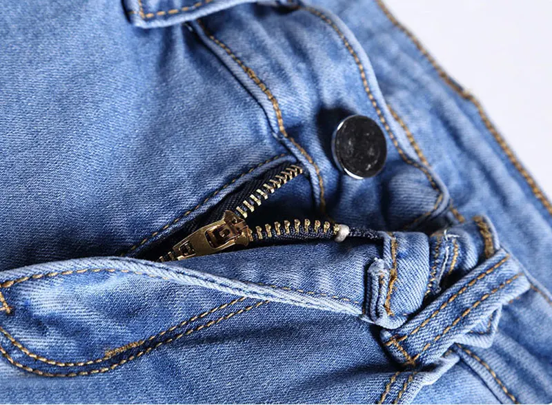 Hee Grand/обтягивающие джинсы для Для женщин карандаш Брюки для девочек 2018 Высокая Талия рваные эластичные Джинсы для женщин Разделение пят