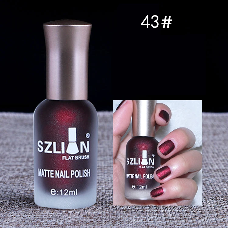 

New Matte Nail Polish Liquid Latex 41 Color Nail Polish Fast Quick Dry Long-lasting Nail Art Varnish Lacquer Nails Art Design