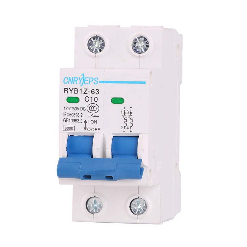 

Volts Grid Connection Special-purpose Direct RYB1Z-2P10A Light Volt Mini Circuit Breaker DC250V disjuntor dc