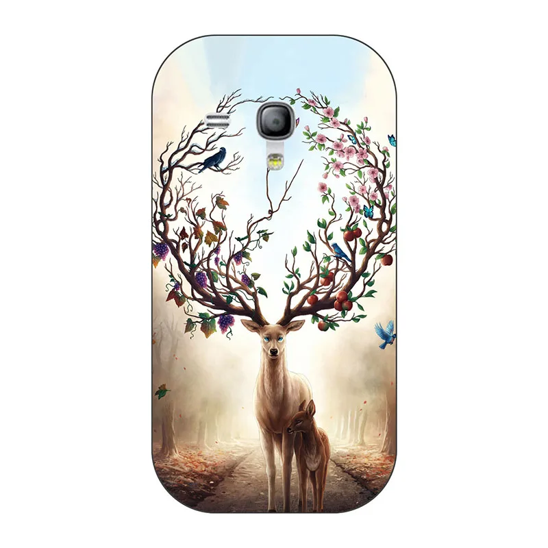 Чехол с рисунком кошки и совы для Samsung Galaxy S Duos GT S7562 7562 Trend Plus S7580 S7582|Бамперы| |