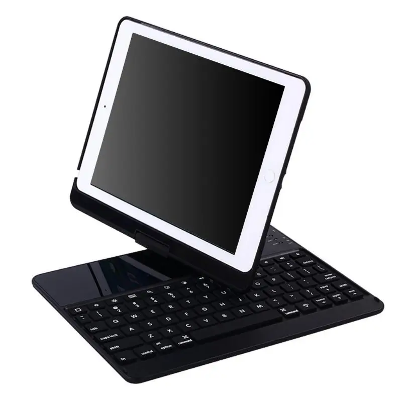 

BGEKTOTH Wireless Bluetooth Keyboard 360 Rotatable USB Charging Portable Home Travel for iPad Pro 9.7/ Air2