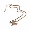 Collar con colgante de pájaro y sobre de cristal completamente creado, joyería de moda, Collar de estilo Retro ► Foto 3/6