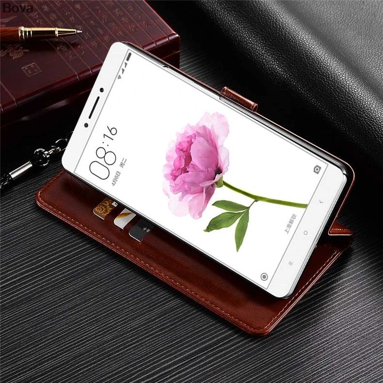 Чехол для Xiaomi Mi Max 2 3 чехол с держателем карт Max2 телефона из искусственной кожи