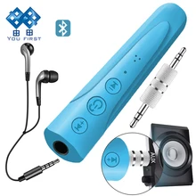 YOU FIRST Bluetooth Adapter For Headphone AUX Receptor USB Car Bluetooth Audio Receiver Handsfree 3.5mm With Microphone