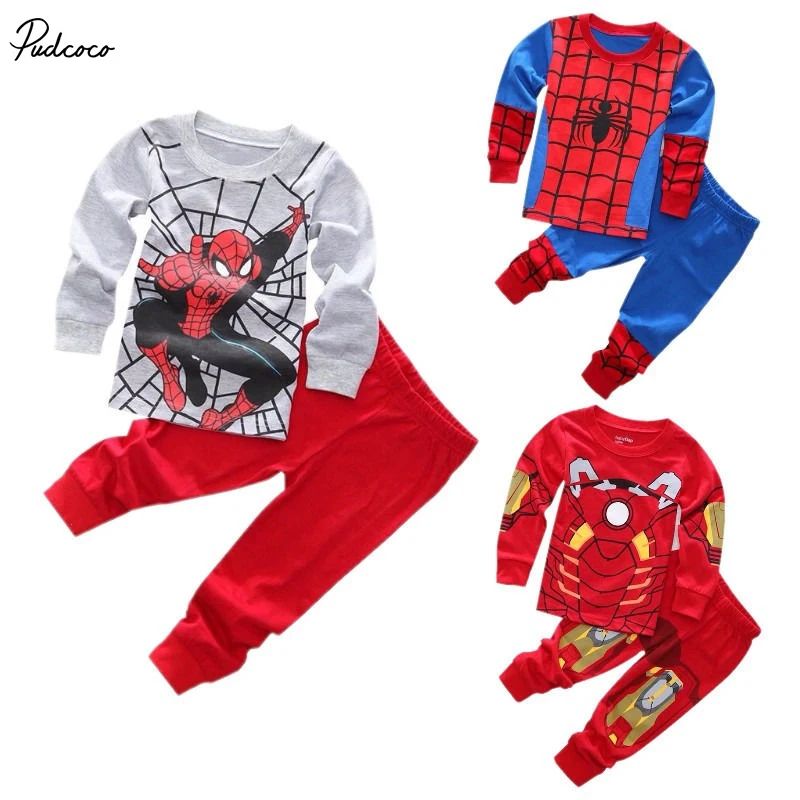 

2017 Spring new children's Set clothing spider man costume spiderman suit spider-man costume Children's Sets
