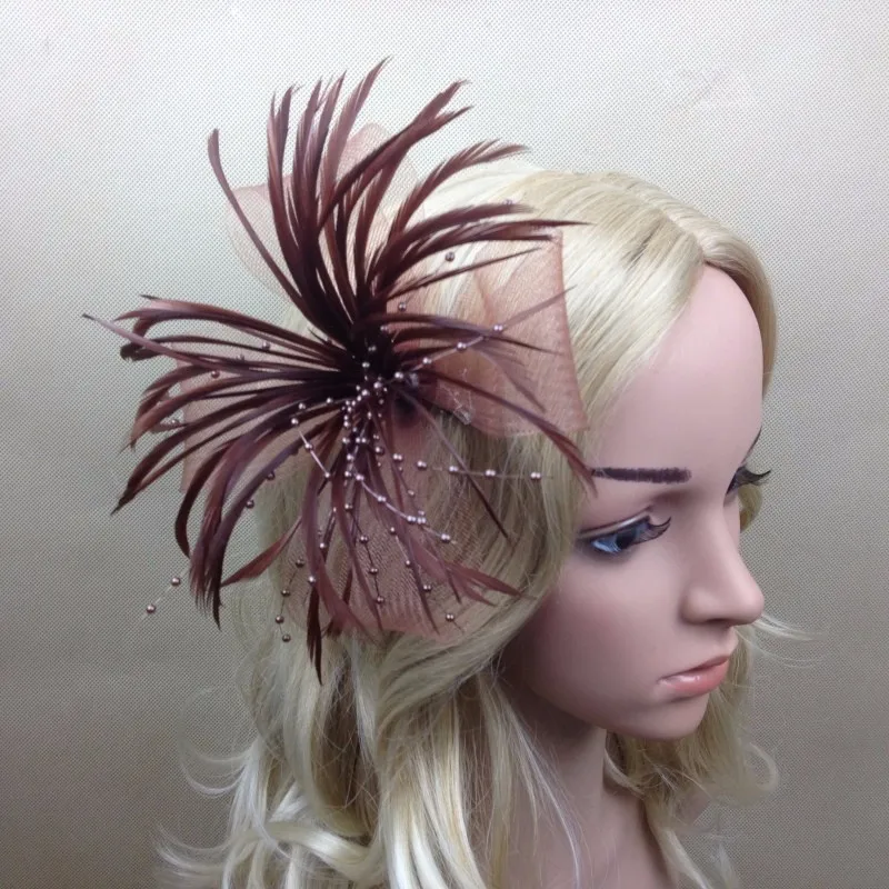 Mulheres por atacado Onda de Penas Fascinators