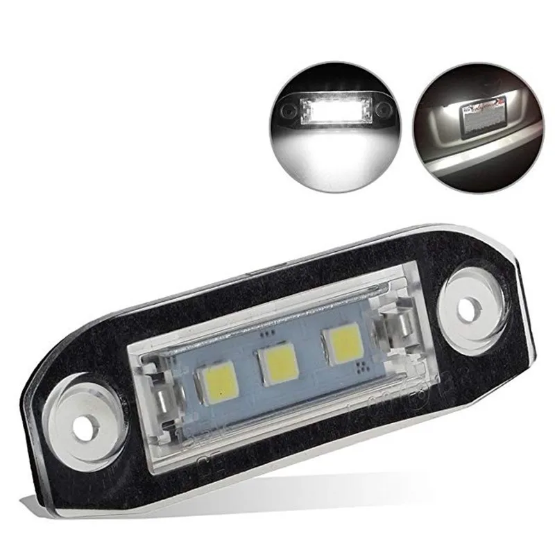 Can-bus Luce targa светодиодный Lights12V белый 3-SMD номерной знак лампа для Volvo S80 XC90 S40 V60 X60 S60 C70 V60 X50 X70 V70 X70