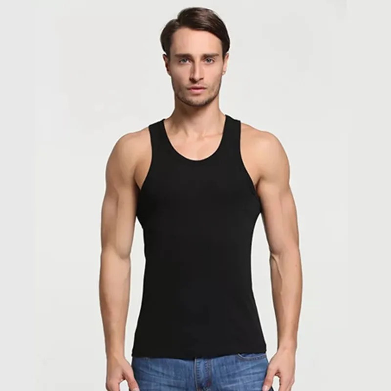 

Men's Fashion Tank Tops Homewear Cotton Vests Casual Underwaist Comfortable Tops bodybuilding clothing