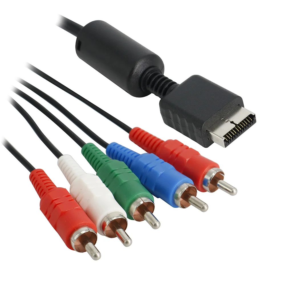 10pc/lot 1080P 5RCA Y/Pr/Pb Audio Video AV Cable Component Cord Line