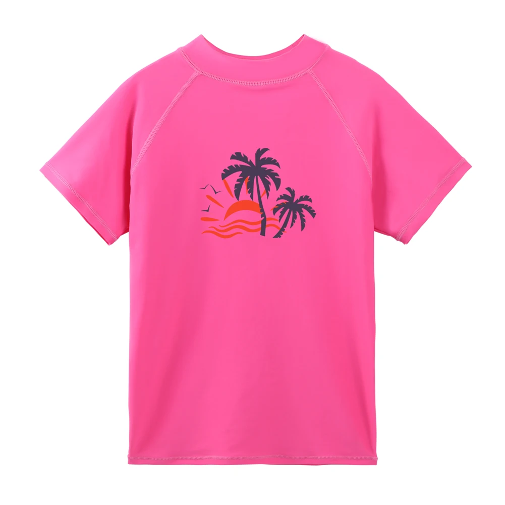BAOHULU/купальный костюм для маленьких девочек с цветочным рисунком, UV UPF50+ цельный детский купальный костюм для девочек, для От 3 до 12 лет, детский купальный костюм, пляжная одежда