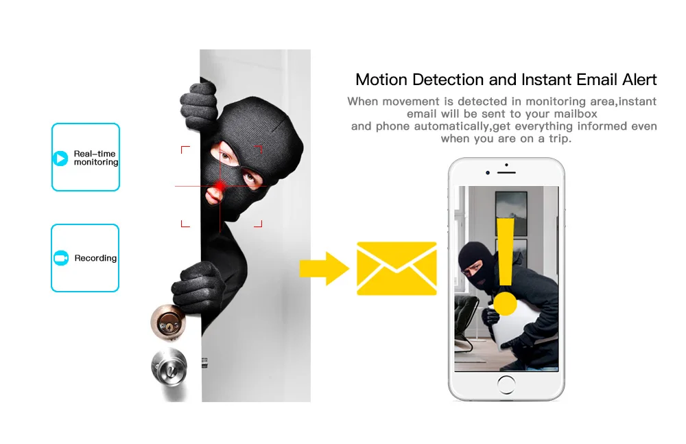 wifi wireless Panoramic Security IP Camera (7)