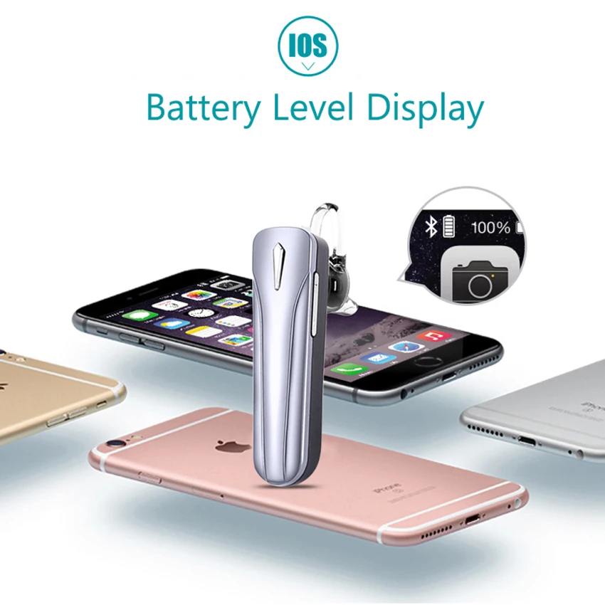 Wireless Headphone Bluetooth Headphone Headset Noise Cancelling Earphone Earpiece for iPhone Samsung LG THC for Men Women Girl