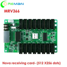 HD светодиодный дисплей светодиодной панели приемная карта Novastar MRV366, большая площадь управления Novastar приемная карта MRV366 512x256 пикселей