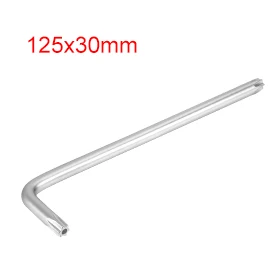 Uxcell Hot Sale 1 Pcs Long Tamper Proof Torx Star Key Bit Wrench L-Shape Nickel Plated T30