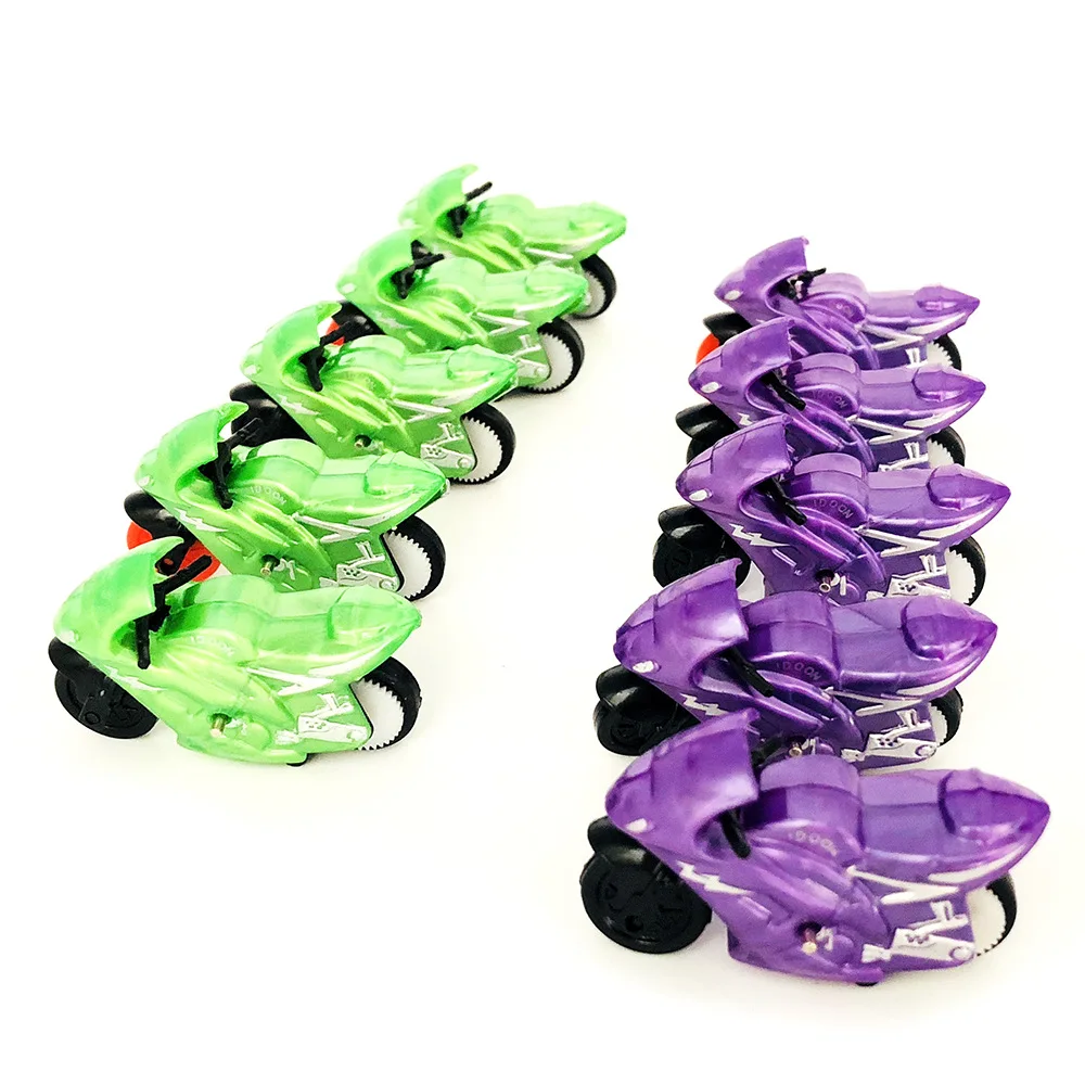 

Plastic Mini Inertial Pullback Motorcycle Children's Scooter Small Toy