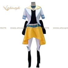 Kisstyle Мода UTA не принц-сама Нацуки shinomiya желтый Униформа COS Костюмы Косплэй костюм, индивидуальные принимаются
