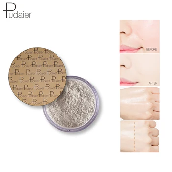 

Pudaier 8Colors Face Loose Powder Makeup Long Lasting Bronzer Matte Setting Contour Base Foundation For Whitening Dark Skin